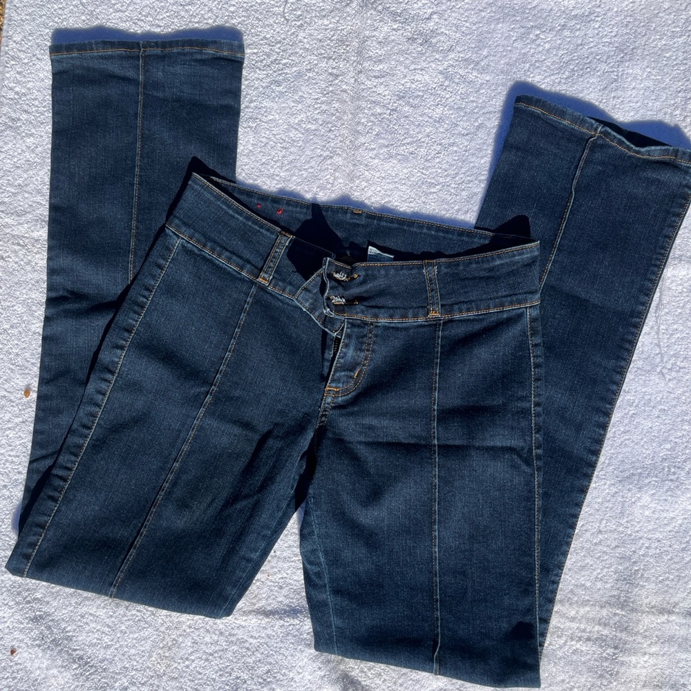 Women's Dark Indigo Boot-Cut Jeans